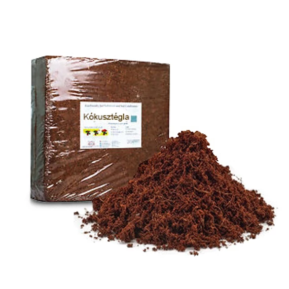 Kókusztégla mosott csomagolt 5 kg