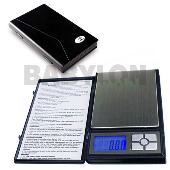 Notebook digitális mérleg 500 g - 0.01 g