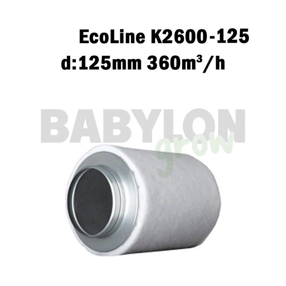 Prima klima Ecoline szénszűrő K2600-100 d:100mm 360m3/h