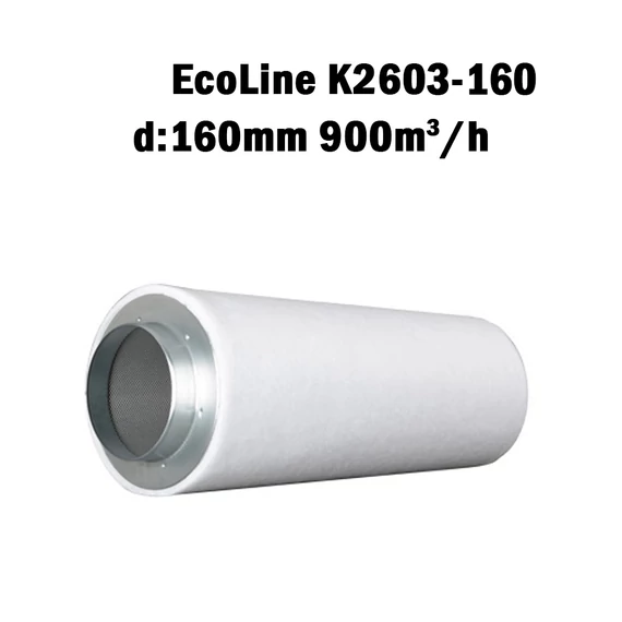 Prima klima Ecoline szénszűrő EcoLine K2600-100 d:100mm 360m3/h