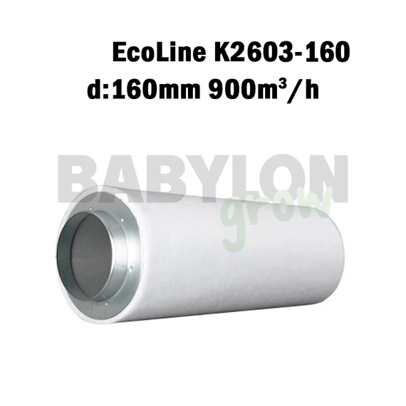 Prima klima Ecoline szénszűrő K2600-100 d:100mm 360m3/h