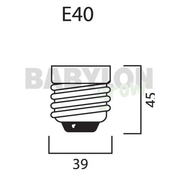 Sylvania SHP-T HPS izzó 1000W V2 E40