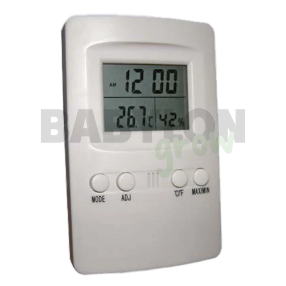 Digitális hőmérséklet- és páratartalom-mérő kábel nélkül