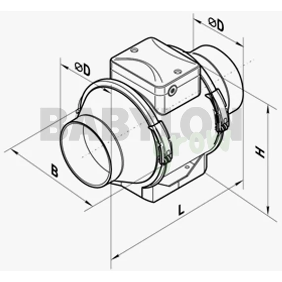Vents TT ventilátor 150