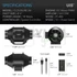 AC Infinity Cloudline Lite A4 ventilátor sebességszabályzóval 100 mm