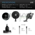 AC Infinity Cloudray A6 csíptethető ventilátor 10 sebességes manuális 150 mm