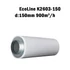 Prima klima Ecoline szénszűrő EcoLine K2600-100 d:100mm 360m3/h