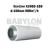 Prima klima Ecoline szénszűrő K2600-100 d:100mm 360m3/h