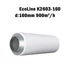 Prima klima Ecoline szénszűrő EcoLine K2600-100 d:100mm 360m3/h