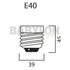Sylvania SHP-T HPS izzó 1000W V2 E40