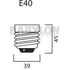 Sylvania Grolux HPS 600 W
